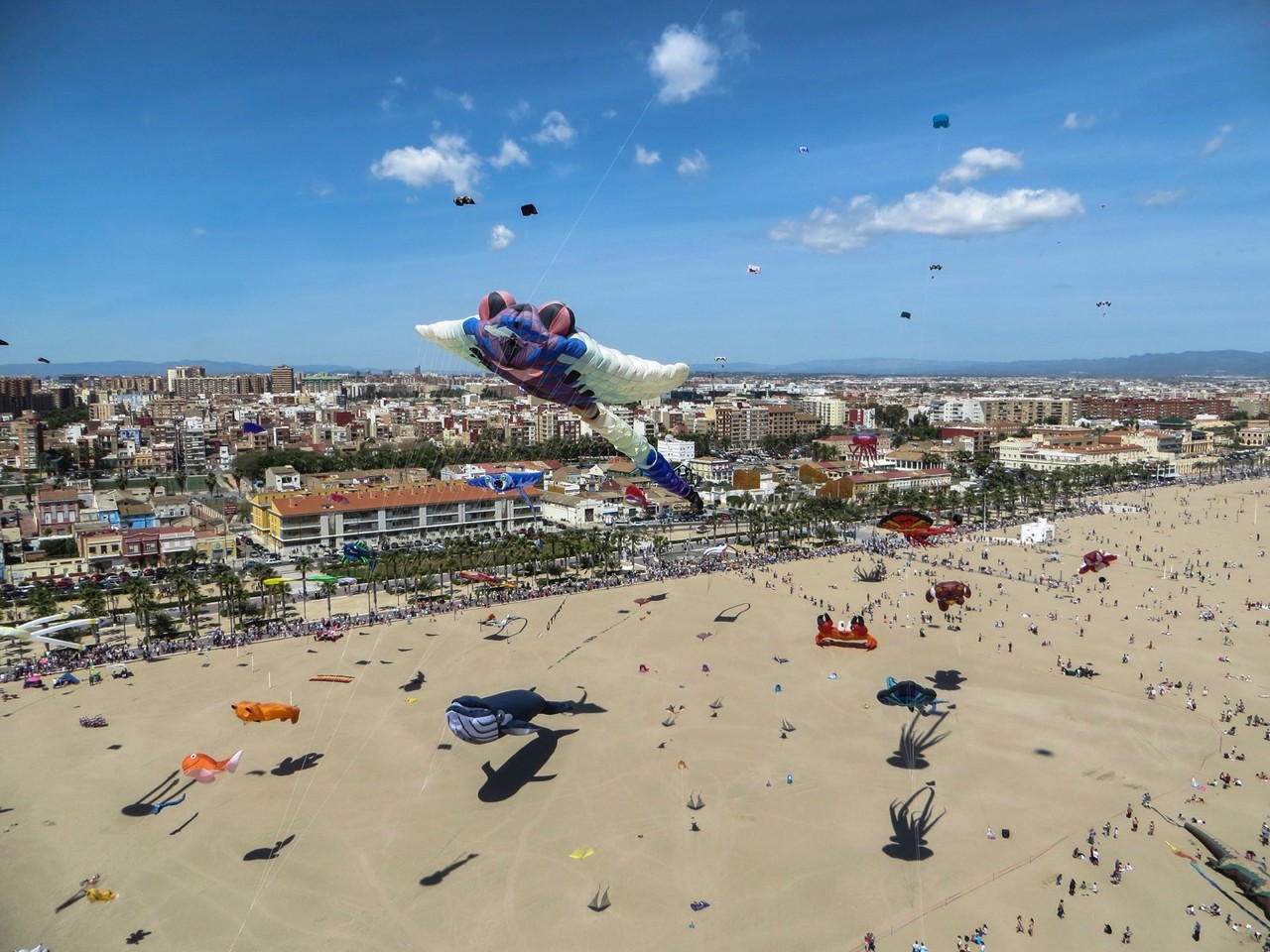 El Festival del Viento: espectÃ¡culo para todos en la playa de  Malvarrosa