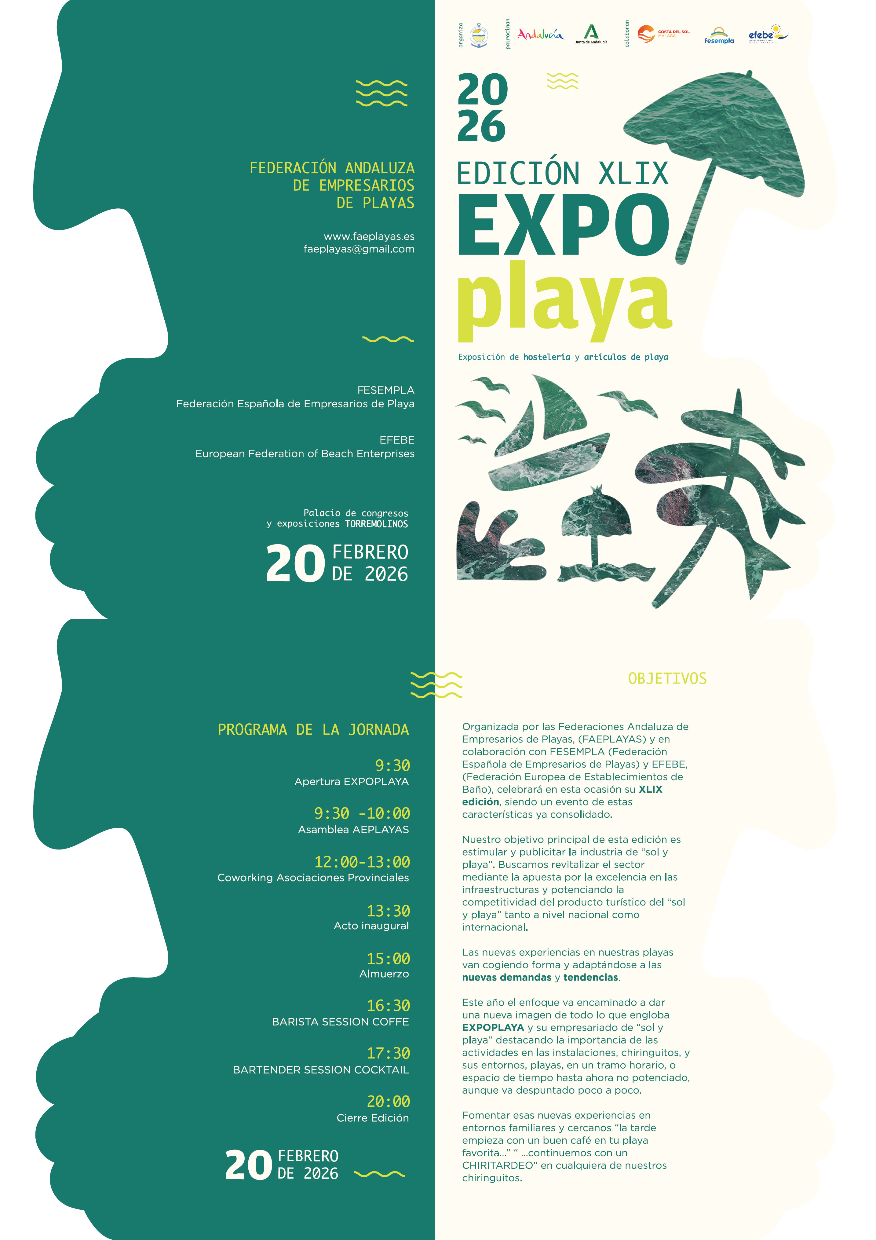 PROGRAMA DE ACTIVIDADES  - EXPOPLAYA 2026